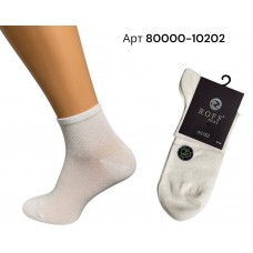 Чоловічі шкарпетки однотонні Демісезонні бамбукові Roff Silver арт 80000-10202 Білий