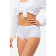 Труси високі бавовна жіночі Baykar арт 8024-01 Білий
