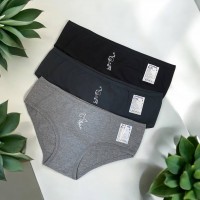 Трусы хлопок женские слип цветные Baykar арт 8149 Комплект 3 шт