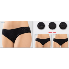 Труси сліп для жінок поліестер Baykar арт 8233-02 Комплект 3 шт Чорний