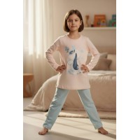Пижама My puppy для девочки демисезонная Baykar Арт 9002-209 Персиковый