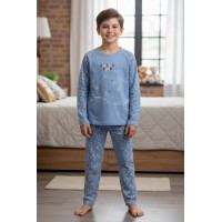 Пижама для мальчика Baykar Арт 9086-107 Синий