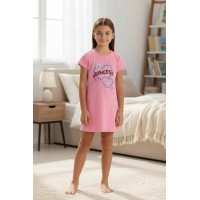 Сорочка для девочки Baykar Арт 9279-202 Тёмно-розовый
