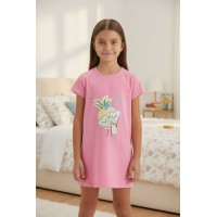 Сорочка для девочки Baykar Арт 9280-202 Темно-розовый