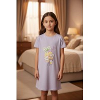 Сорочка для девочки Baykar Арт 9280-216 Сиреневый