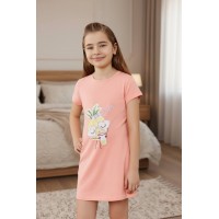 Сорочка для девочки Baykar Арт 9280-575 Персиковый