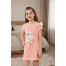 Сорочка для девочки Baykar Арт 9280-575 Персиковый