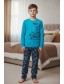 Пижама для мальчика демисезонная Baykar арт 9624-288 Бирюзовая