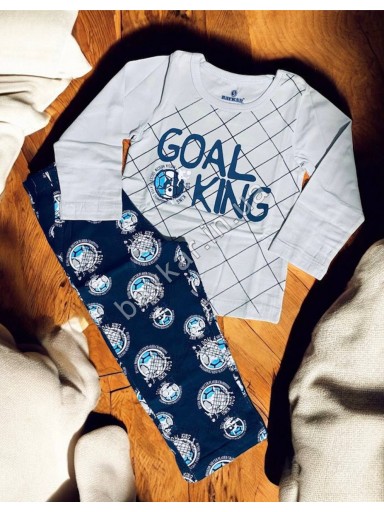 Пижама Goal King для мальчика  Baykar Арт 9634-107 Синий
