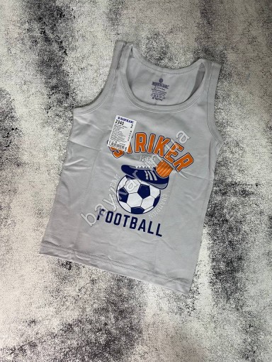 Майка хлопок для мальчика Baykar арт 2340 Football Комплект 3 шт