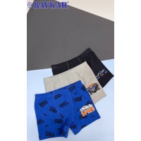 Боксеры трусы детские для мальчика хлопок Baykar арт 3418 Speed Комплект 3 шт