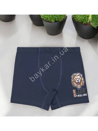 Боксеры трусы детские хлопок для мальчика Baykar арт 3444 Комплект 3 шт Lion