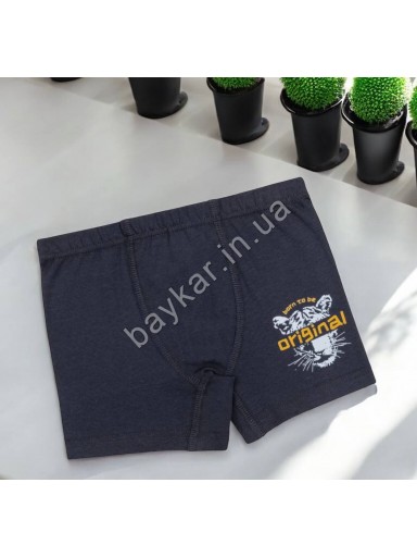 Боксеры трусы детские хлопок для мальчика Baykar арт 3510 Leopard Комплект 3 шт