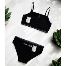 Комплект нижньої білизни для дівчат підлітків Baykar Арт # 4012-02-7932 чорний