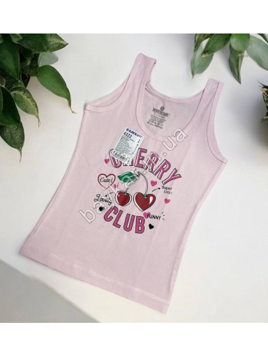 Майки дитячі бавовняні для дівчаток Baykar арт 4322 Комплект 3шт Fruit club