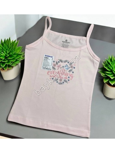Майки детские для девочек хлопок Baykar арт 4364 Комплект 3шт Цветы