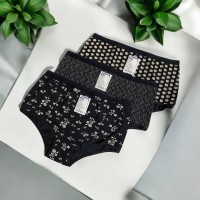 Трусы женские высокие хлопок Baykar арт 8095 Комплект 3 шт