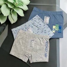 Боксери дитячі труси 3шт бавовняні для хлопчика Baykar арт 3524
