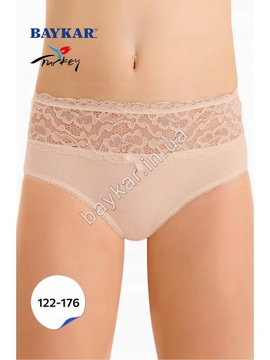 Трусы для девочки Baykar Арт 5940-03 бежевые